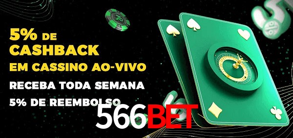 Promoções do cassino ao Vivo 566Bet